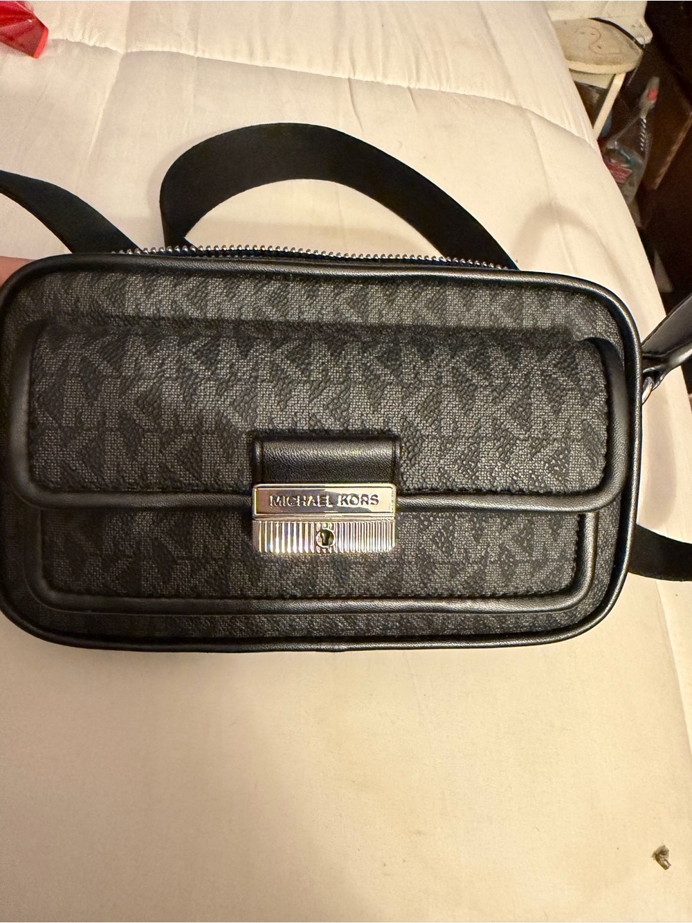 Michael Kors Black Logo Crossbody Bag